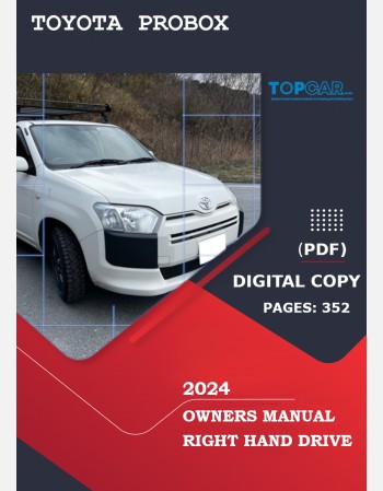 toyota probox 2024 owners manual
